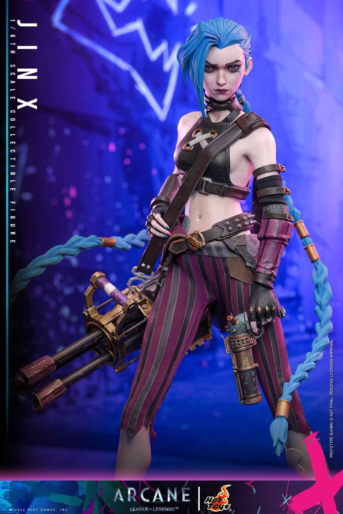 Arcane: League of Legends ~ Hot Toys ~ Jinx ~ Licensed Action Figure - Santoryu Resins Collectors