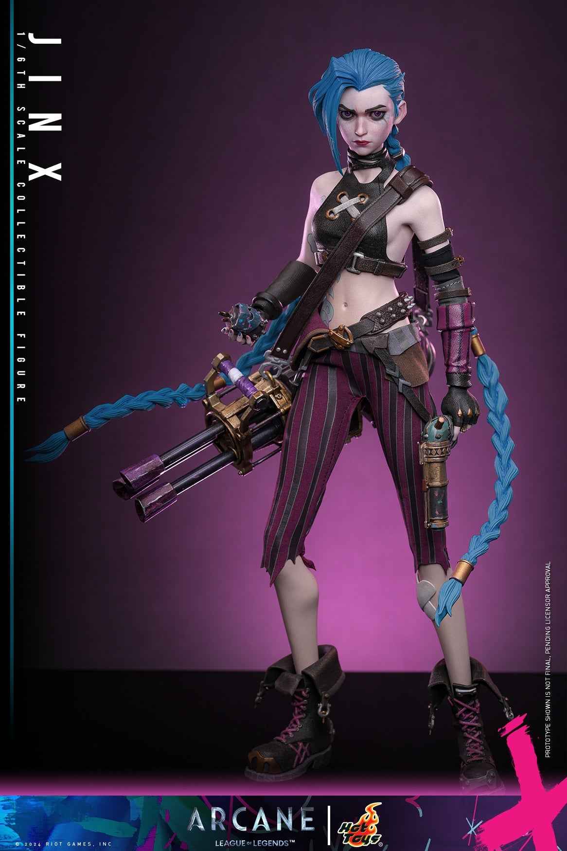Arcane: League of Legends ~ Hot Toys ~ Jinx ~ Licensed Action Figure - Santoryu Resins Collectors