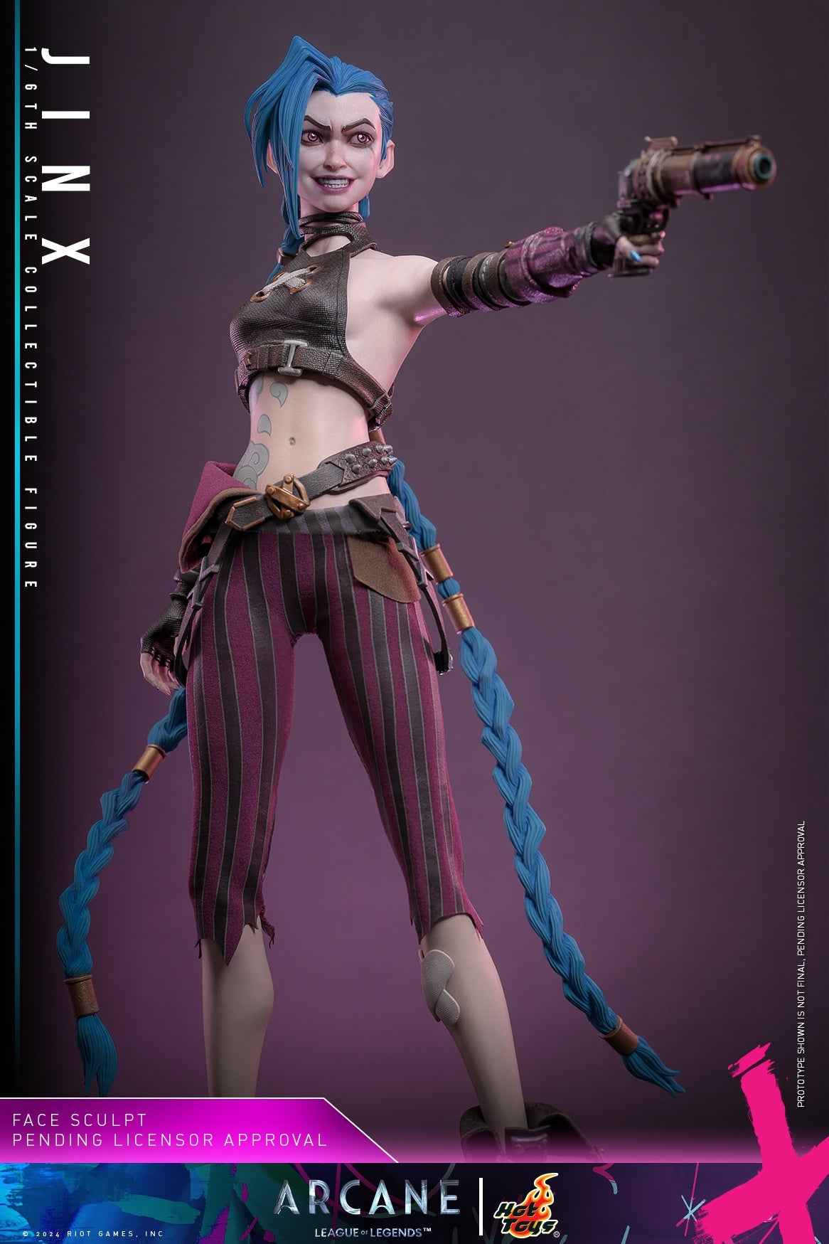 Arcane: League of Legends ~ Hot Toys ~ Jinx ~ Licensed Action Figure - Santoryu Resins Collectors