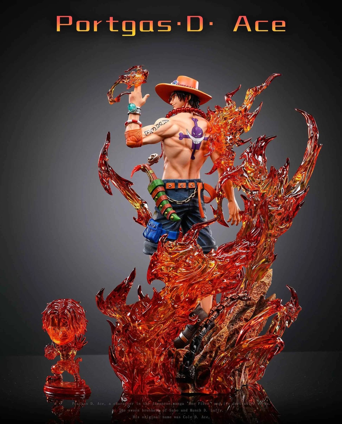 One Piece ~ LX Studio ~ Portgas D. Ace V3 ~ Resin Statue - Santoryu Resins Collectors