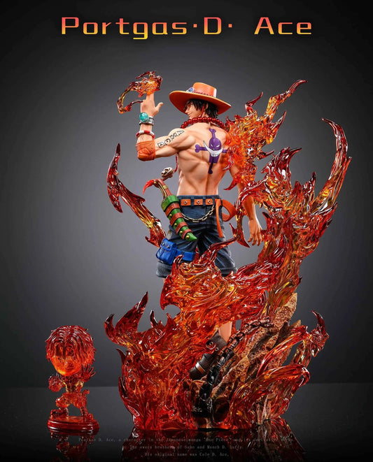 One Piece ~ LX Studio ~ Portgas D. Ace V3 ~ Resin Statue - Santoryu Resins Collectors