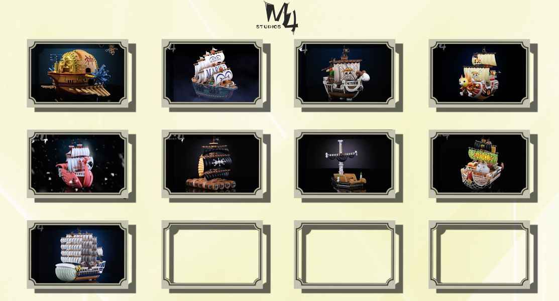 One Piece ~ M4 Studio ~ Moby Dick Ship ~ Resin Statue - Santoryu Resins Collectors