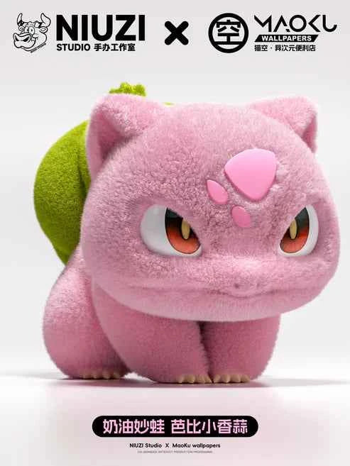 Pokémon ~ NIUZI Studio & MaoKu Wallpapers ~ Bulbasaur ~ Resin & Velvet Plush - Santoryu Resins Collectors