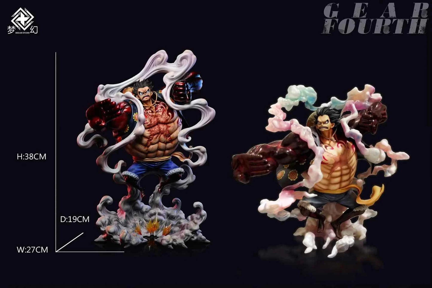 One Piece ~ Dream Studio ~Monkey D. Luffy Gear 4th ~ Resin Statue - Santoryu Resins Collectors