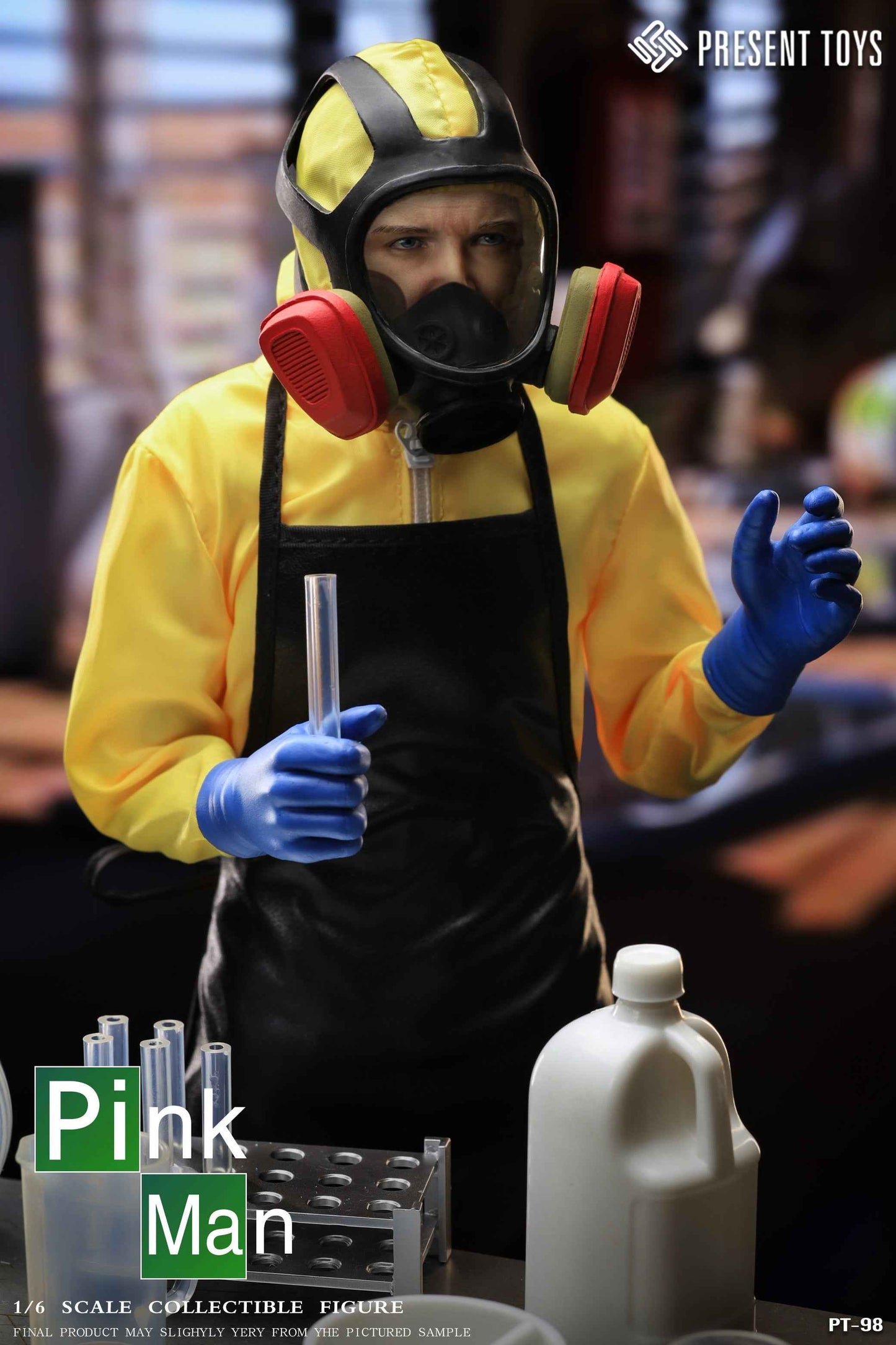 Breaking Bad PRESENT TOYS Walter White PT-SP97 & Jesse Pinkman PT-SP98 Drug Lab Scene Set PT-SP99 Licensed Action Figure