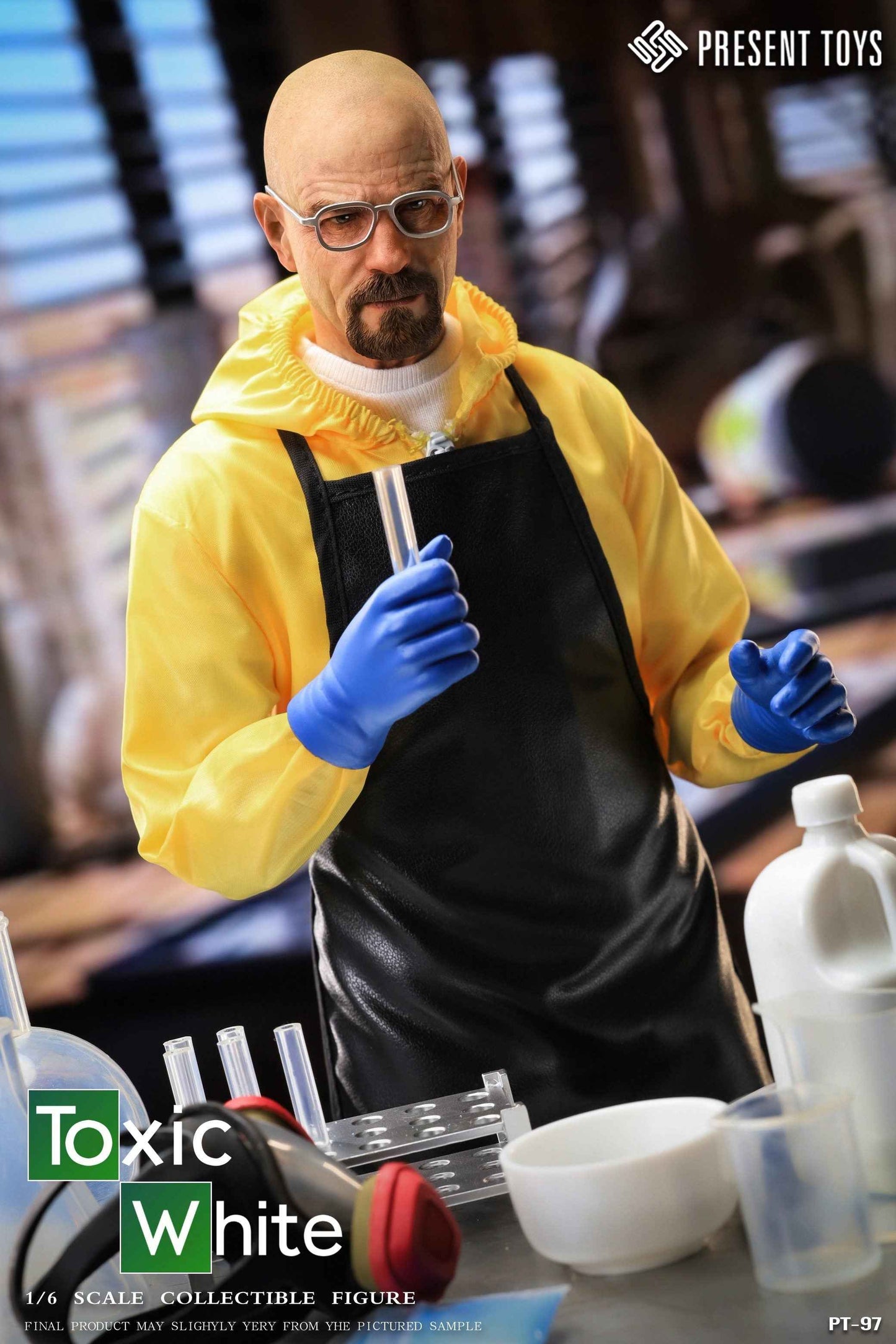 Breaking Bad PRESENT TOYS Walter White PT-SP97 & Jesse Pinkman PT-SP98 Drug Lab Scene Set PT-SP99 Licensed Action Figure