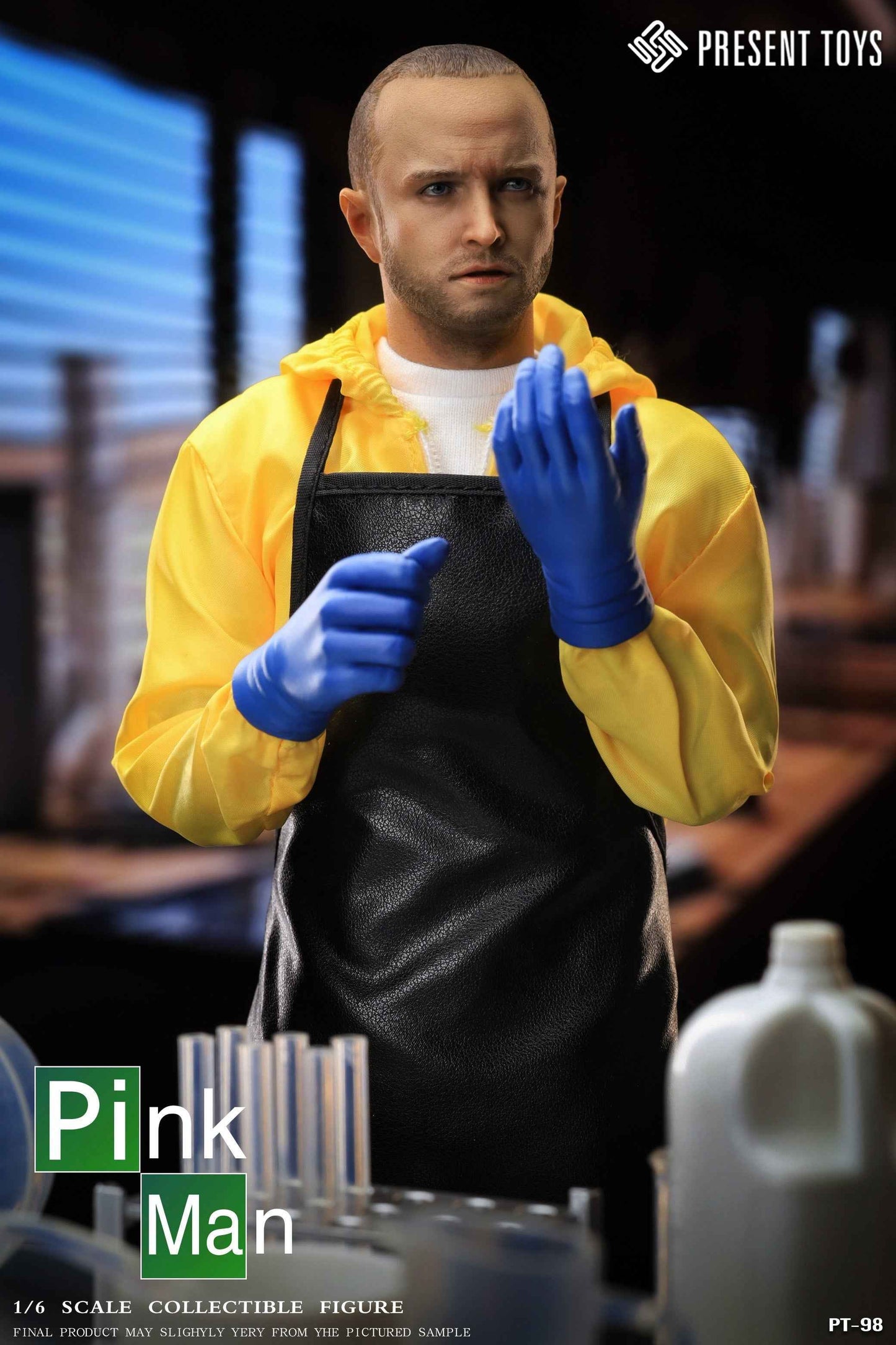 Breaking Bad PRESENT TOYS Walter White PT-SP97 & Jesse Pinkman PT-SP98 Drug Lab Scene Set PT-SP99 Licensed Action Figure