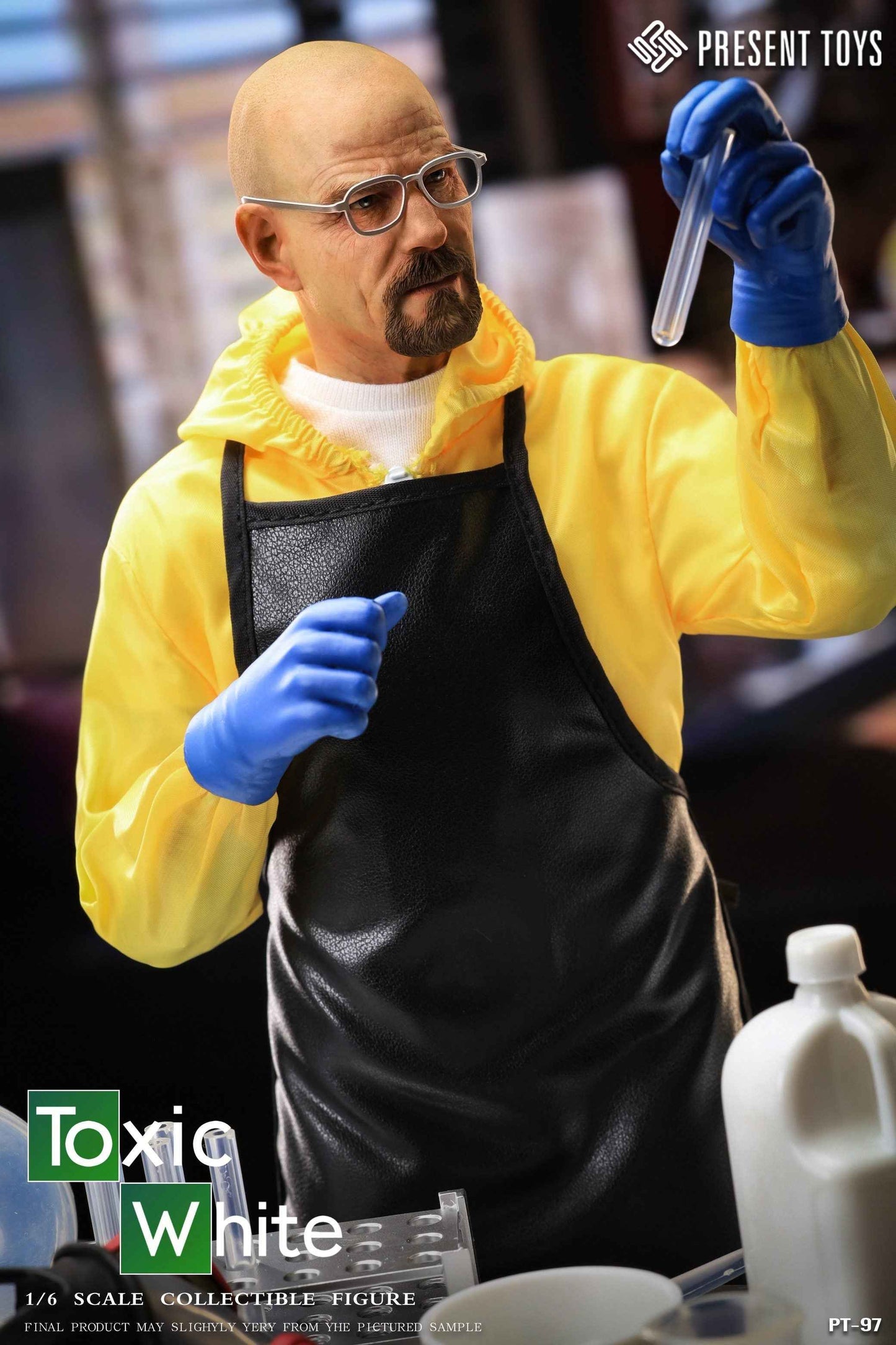 Breaking Bad PRESENT TOYS Walter White PT-SP97 & Jesse Pinkman PT-SP98 Drug Lab Scene Set PT-SP99 Licensed Action Figure
