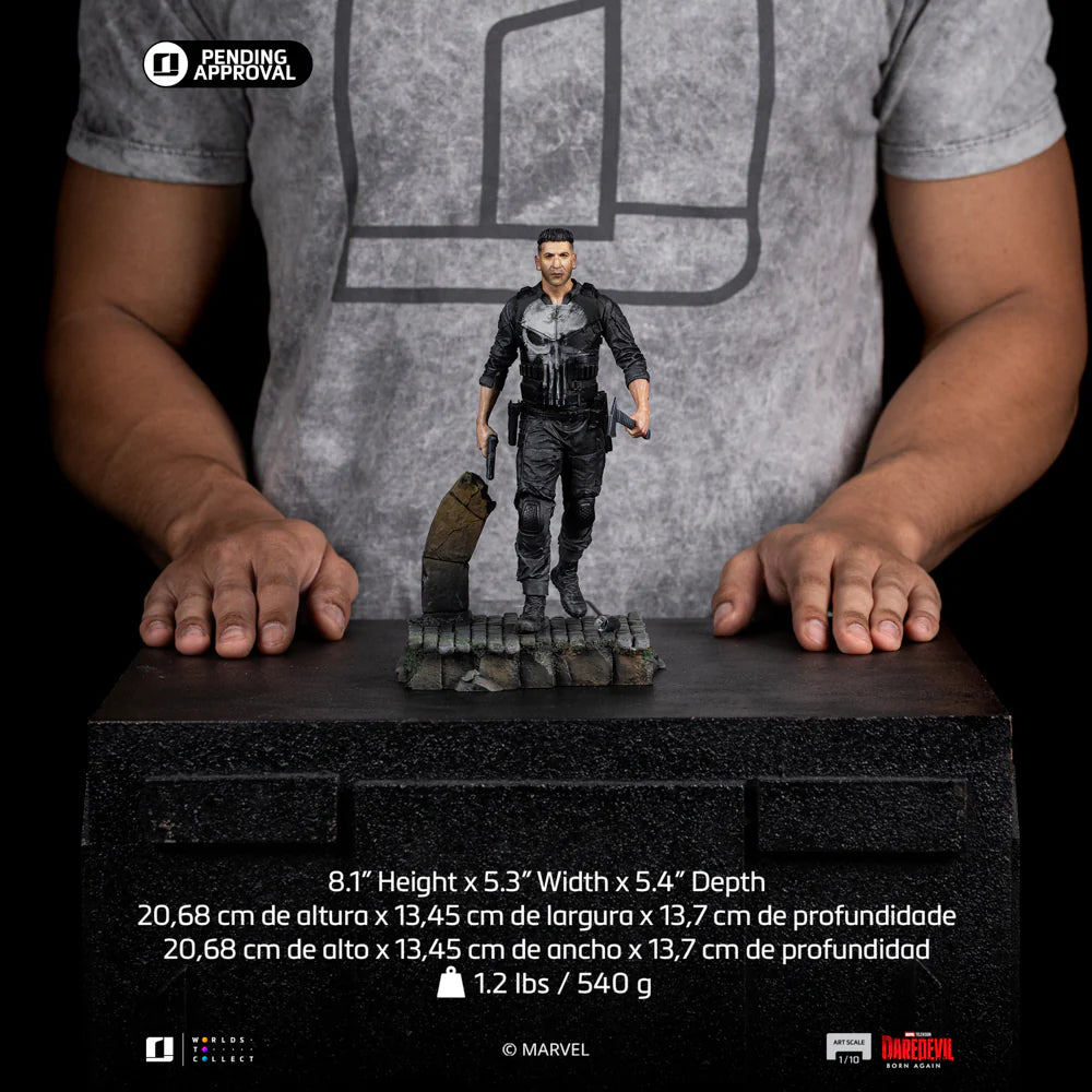 Marvel Iron Studio Daredevil Born Again Punisher MARCAS123025-10 Licensed Resin Statue
