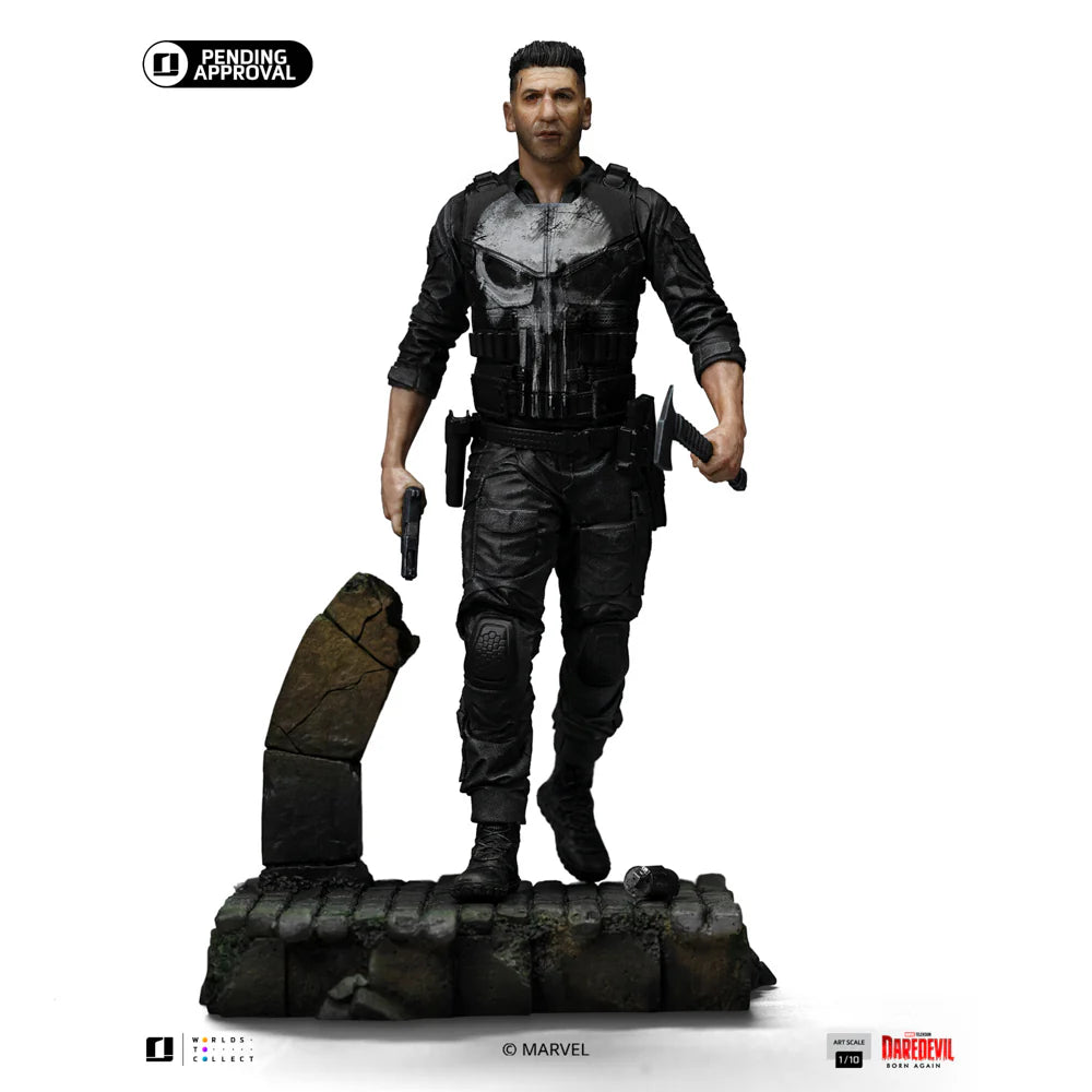Marvel Iron Studio Daredevil Born Again Punisher MARCAS123025-10 Licensed Resin Statue