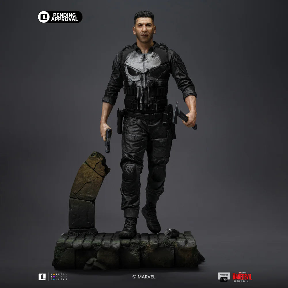 Marvel Iron Studio Daredevil Born Again Punisher MARCAS123025-10 Licensed Resin Statue