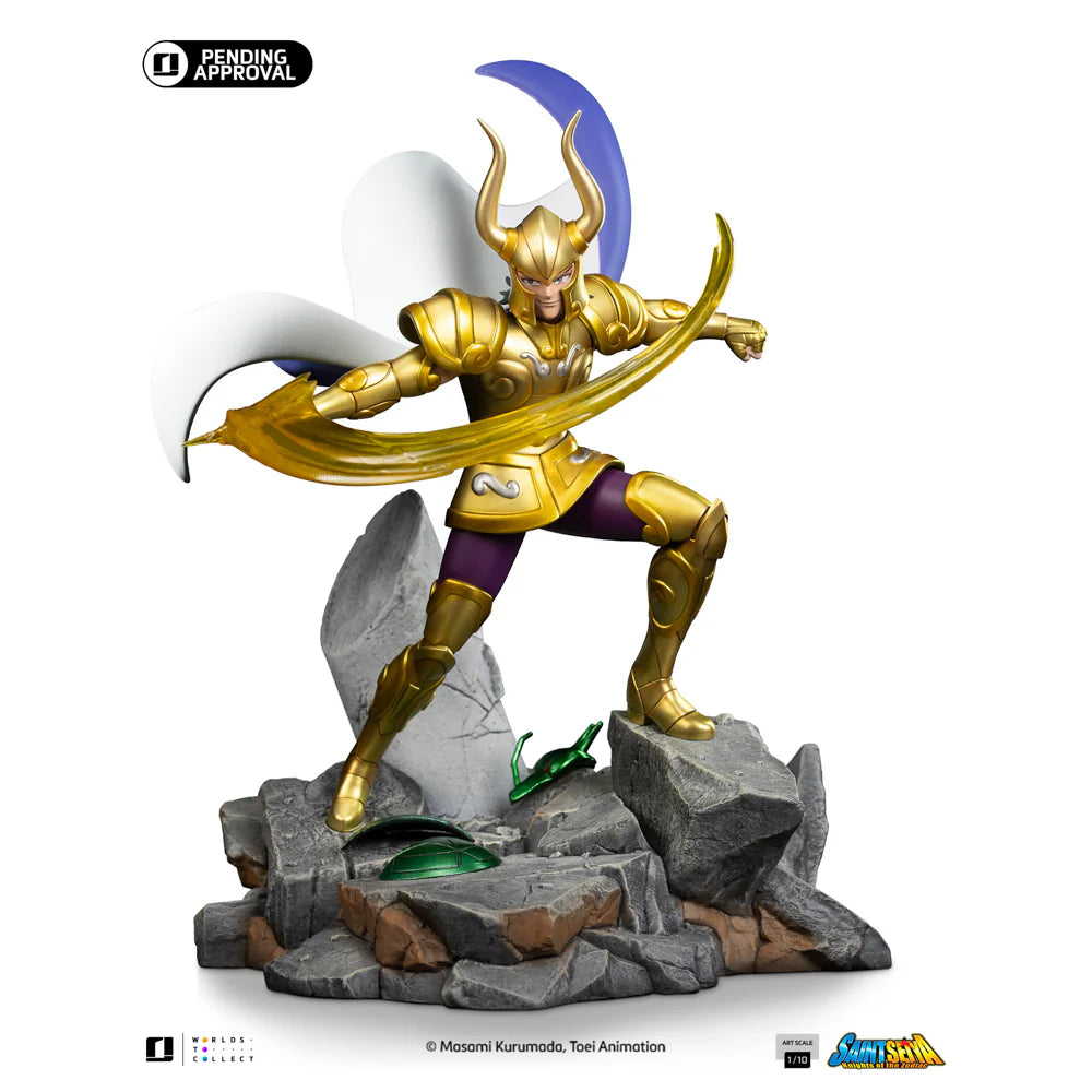 Saint Seiya Iron Studio Capricorn Shura TOEIS125425-10 Licensed Resin Statue
