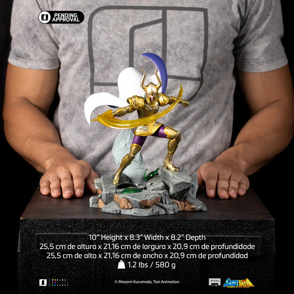 Saint Seiya Iron Studio Capricorn Shura TOEIS125425-10 Licensed Resin Statue