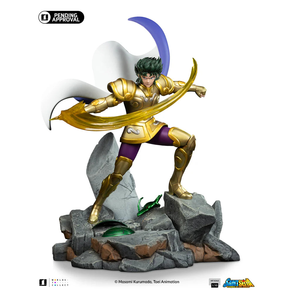 Saint Seiya Iron Studio Capricorn Shura TOEIS125425-10 Licensed Resin Statue