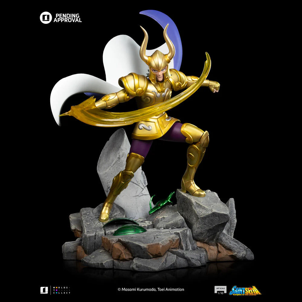Saint Seiya Iron Studio Capricorn Shura TOEIS125425-10 Licensed Resin Statue