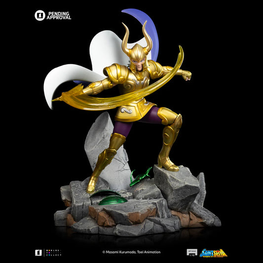 Saint Seiya Iron Studio Capricorn Shura TOEIS125425-10 Licensed Resin Statue