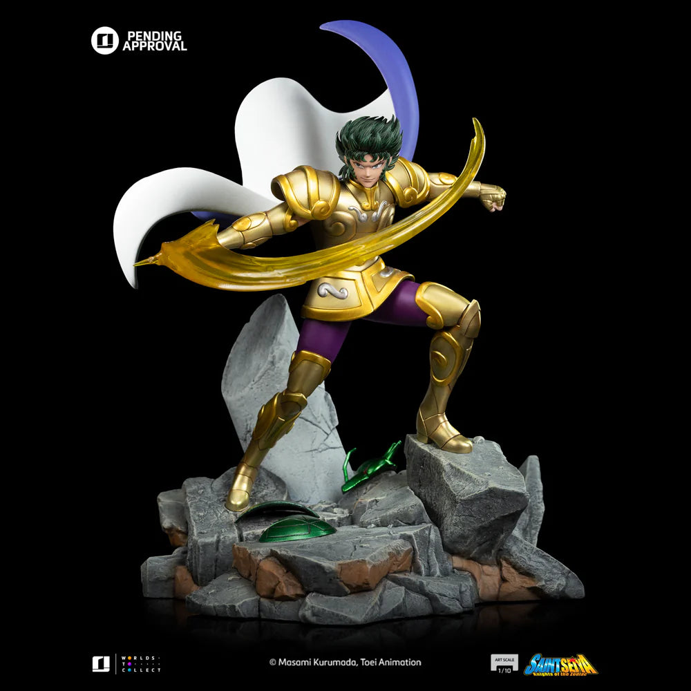 Saint Seiya Iron Studio Capricorn Shura TOEIS125425-10 Licensed Resin Statue