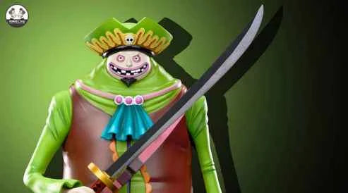 One Piece ~ Clone Studio ~ Epoida x Delacuaji ~ Resin Statue - Santoryu Resins Collectors
