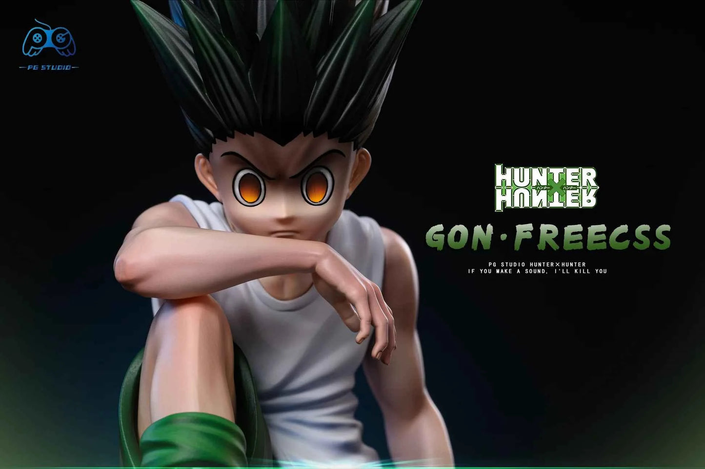HUNTER x HUNTER ~ PG Studio ~ Seated Angry Gon Freecss x Killua Zoldyck ~ Resin Statue - Santoryu Resins Collectors