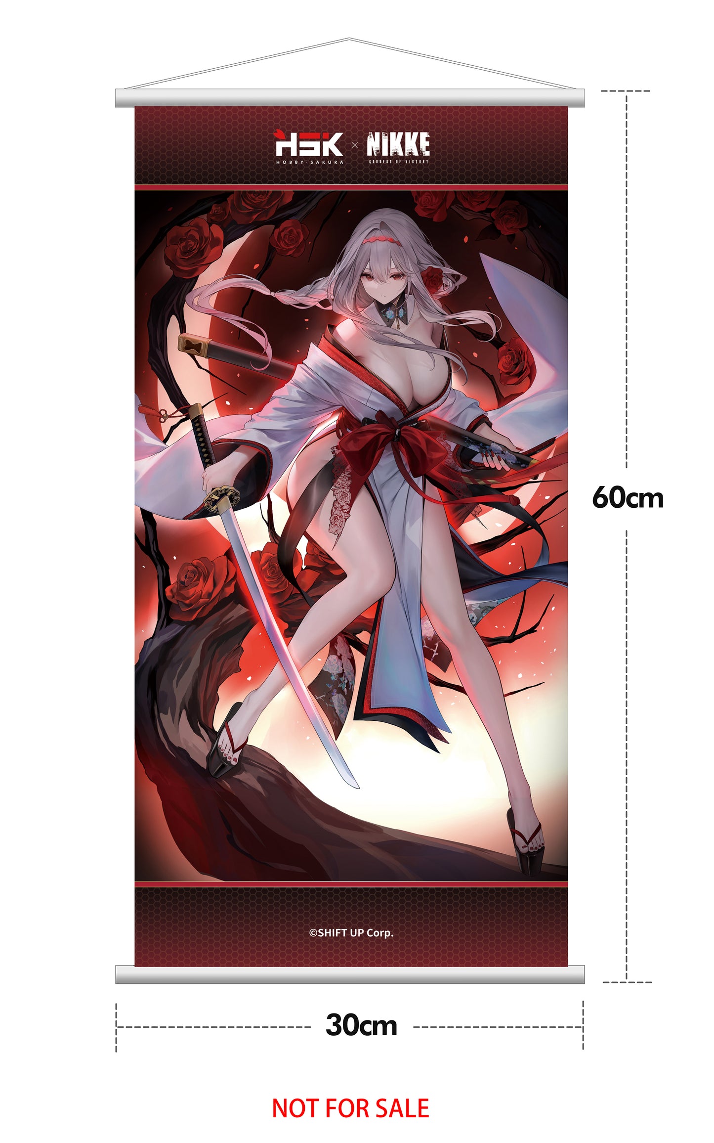 Nikke: Goddess of Victory Hobby Sakura Scarlet Black Shadow Licensed PVC Figure