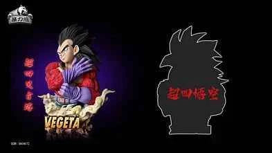 Dragon Ball ~ Violent Bear Studio ~ SSJ4 Vegeta Bust ~ Resin Statue - Santoryu Resins Collectors