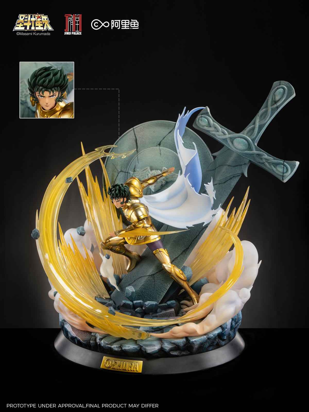 Saint Seiya ~ Jimei Palace ~ Capricorn Shura ~ Licensed Resin Statue - Santoryu Resins Collectors