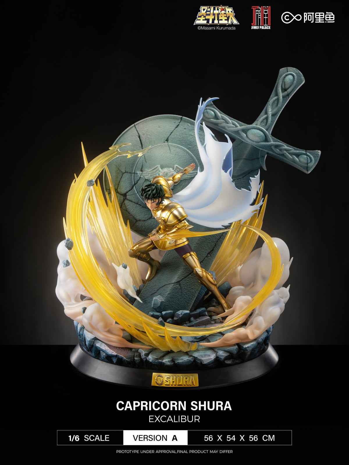 Saint Seiya ~ Jimei Palace ~ Capricorn Shura ~ Licensed Resin Statue - Santoryu Resins Collectors