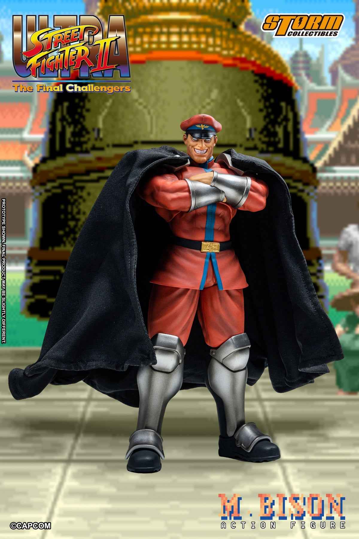 Street Fighter ~ Storm Collectibles ~ M. Bison ~ Licensed Action Figure - Santoryu Resins Collectors