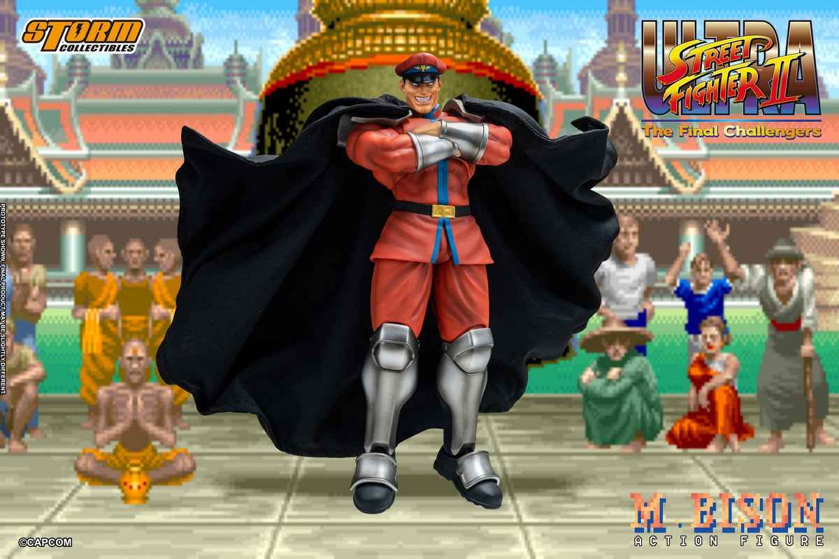 Street Fighter ~ Storm Collectibles ~ M. Bison ~ Licensed Action Figure - Santoryu Resins Collectors