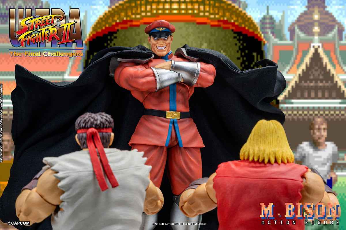 Street Fighter ~ Storm Collectibles ~ M. Bison ~ Licensed Action Figure - Santoryu Resins Collectors