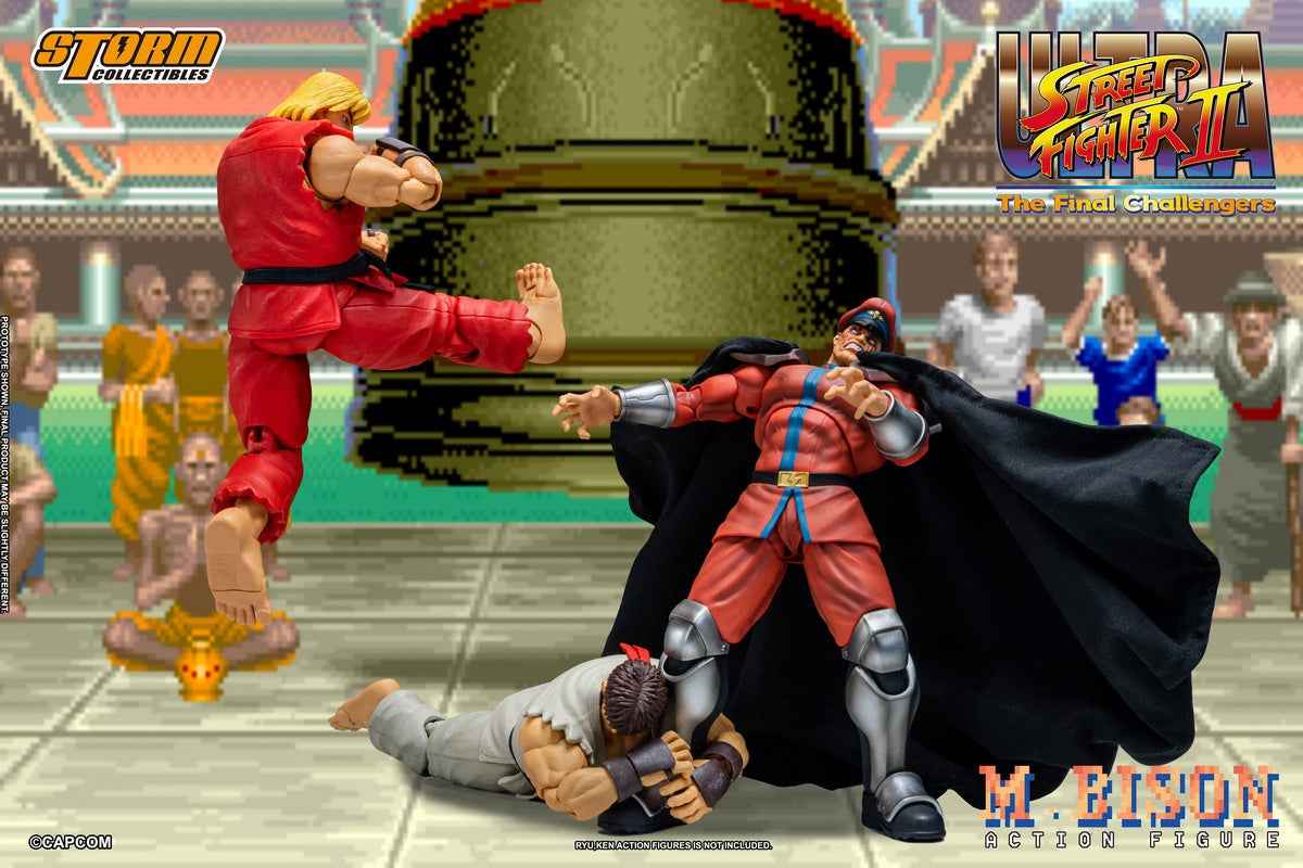 Street Fighter ~ Storm Collectibles ~ M. Bison ~ Licensed Action Figure - Santoryu Resins Collectors