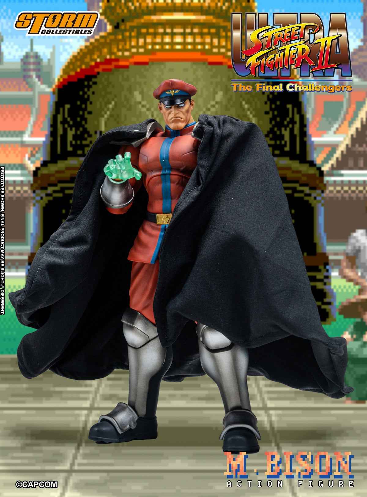 Street Fighter ~ Storm Collectibles ~ M. Bison ~ Licensed Action Figure - Santoryu Resins Collectors