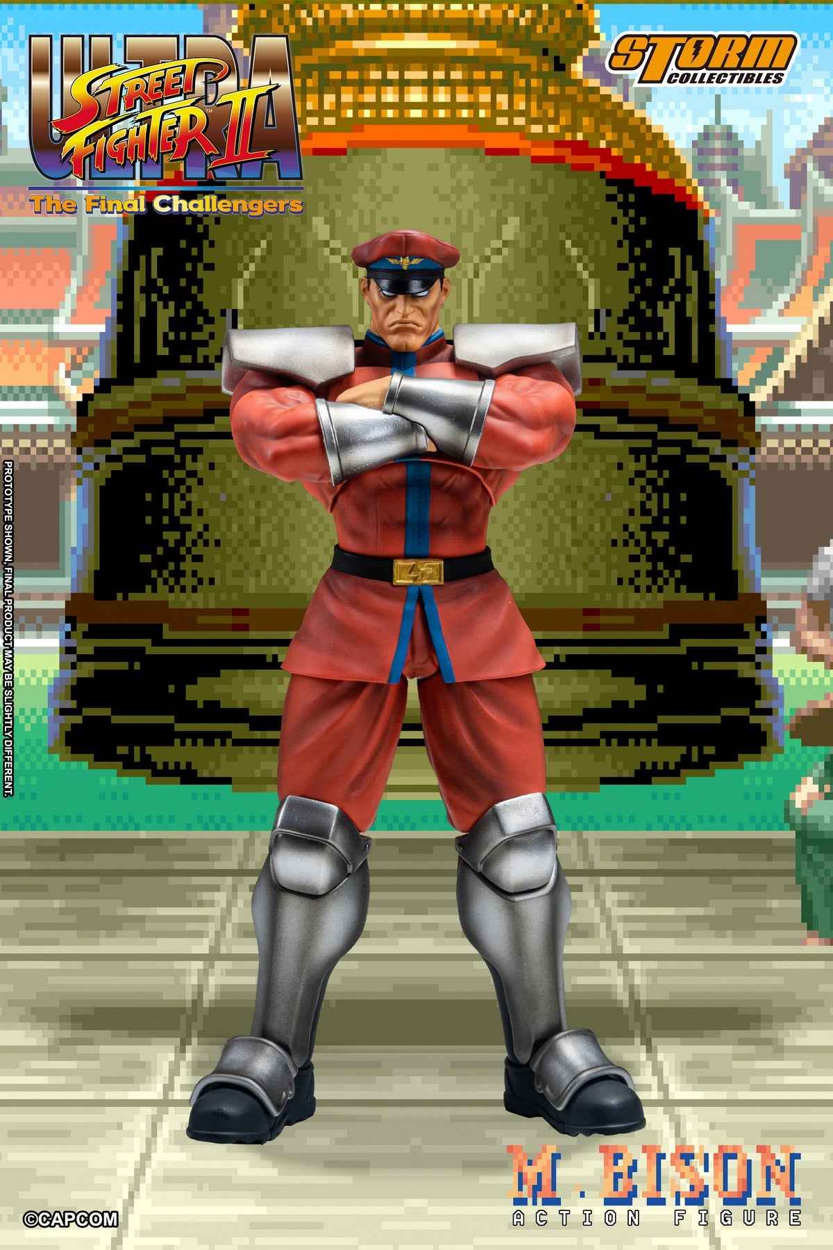 Street Fighter ~ Storm Collectibles ~ M. Bison ~ Licensed Action Figure - Santoryu Resins Collectors