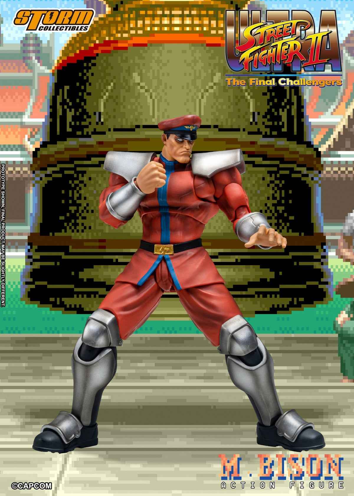 Street Fighter ~ Storm Collectibles ~ M. Bison ~ Licensed Action Figure - Santoryu Resins Collectors