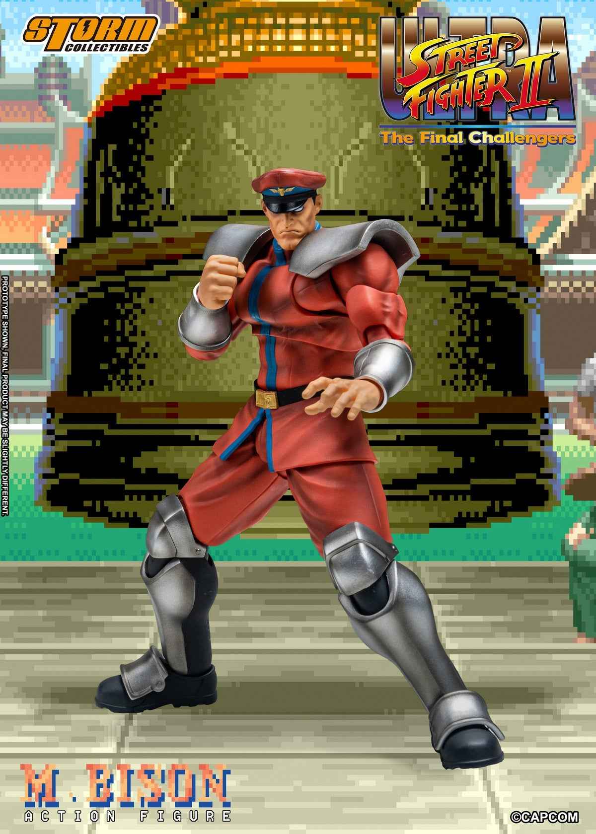 Street Fighter ~ Storm Collectibles ~ M. Bison ~ Licensed Action Figure - Santoryu Resins Collectors