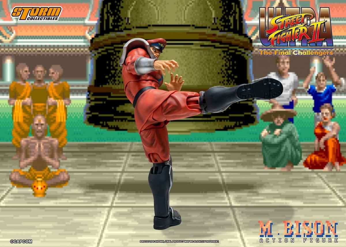 Street Fighter ~ Storm Collectibles ~ M. Bison ~ Licensed Action Figure - Santoryu Resins Collectors