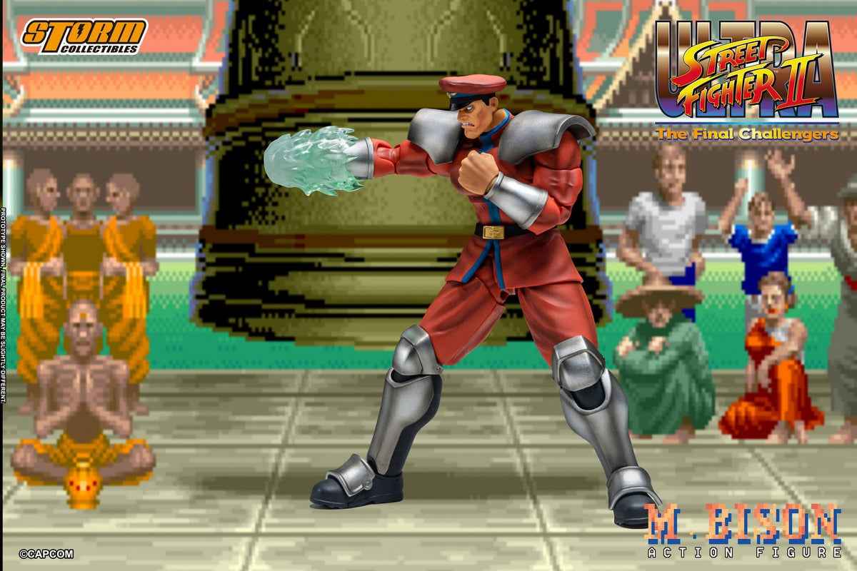Street Fighter ~ Storm Collectibles ~ M. Bison ~ Licensed Action Figure - Santoryu Resins Collectors