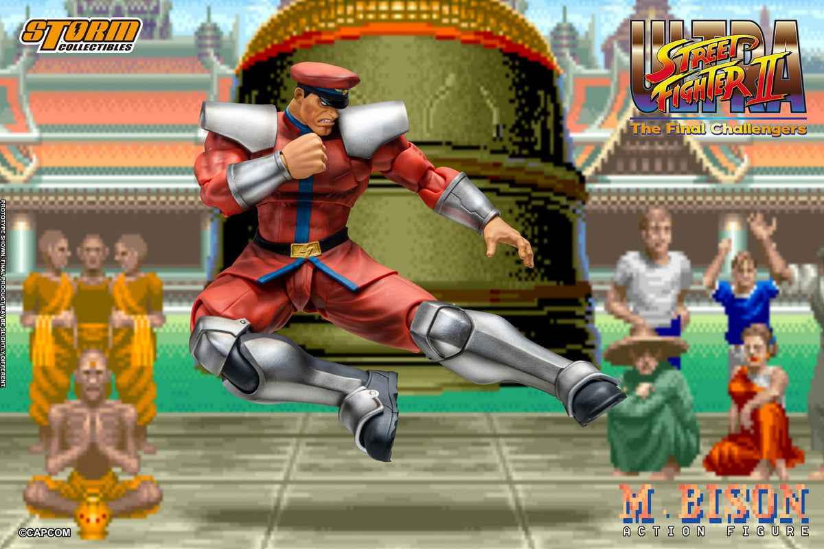 Street Fighter ~ Storm Collectibles ~ M. Bison ~ Licensed Action Figure - Santoryu Resins Collectors