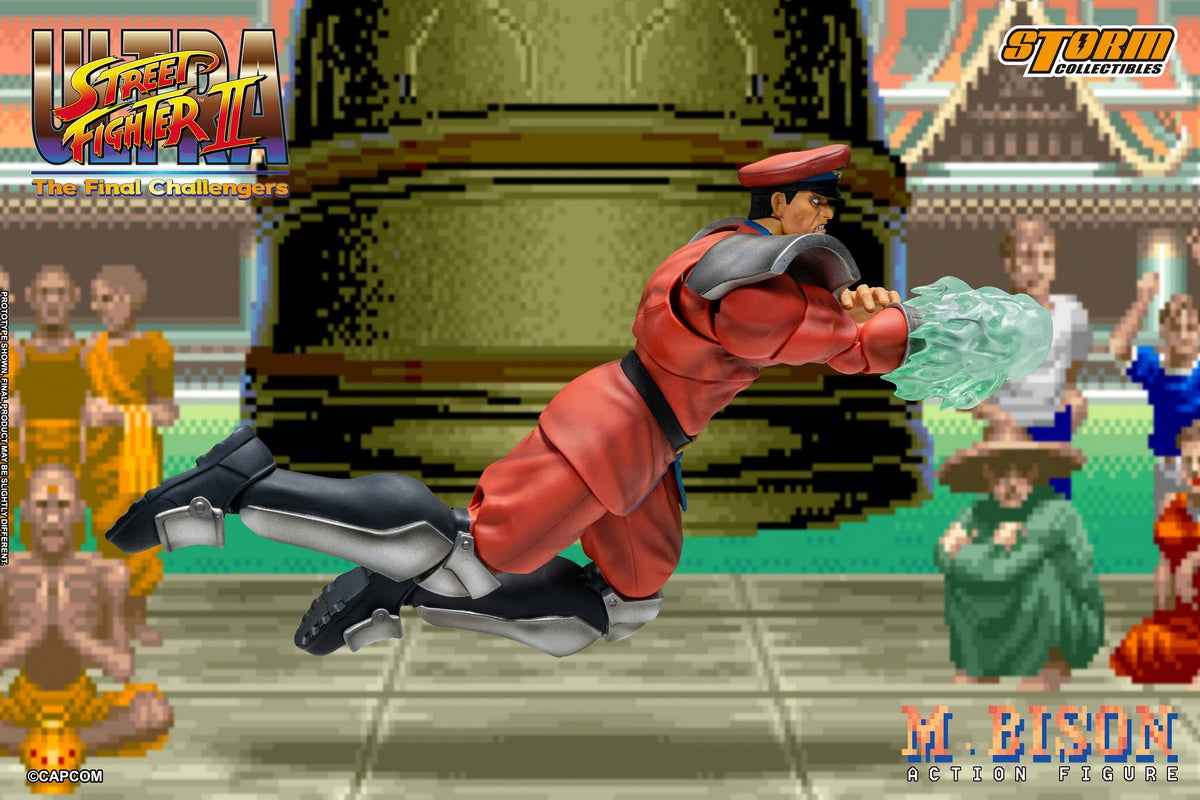 Street Fighter ~ Storm Collectibles ~ M. Bison ~ Licensed Action Figure - Santoryu Resins Collectors