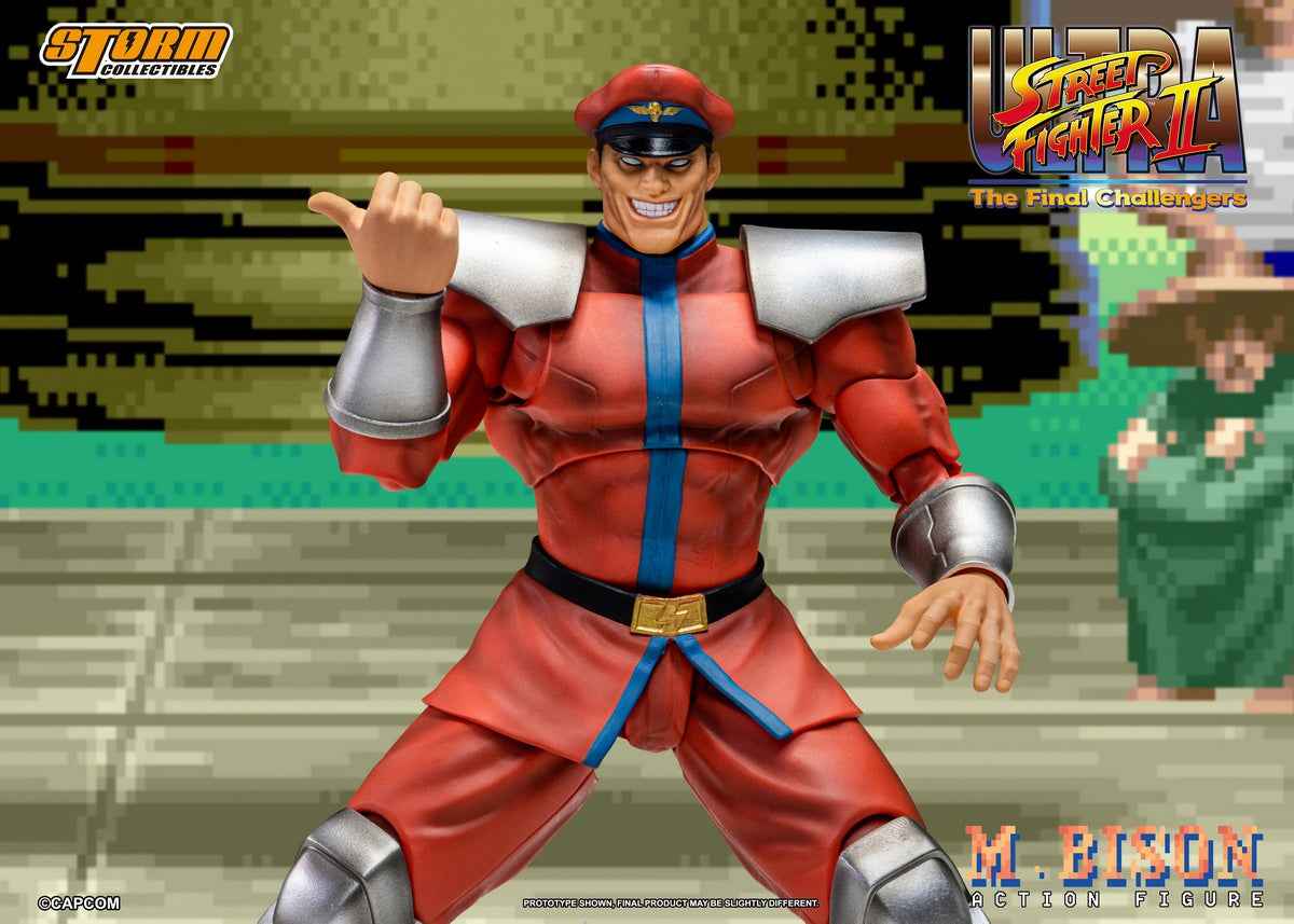 Street Fighter ~ Storm Collectibles ~ M. Bison ~ Licensed Action Figure - Santoryu Resins Collectors