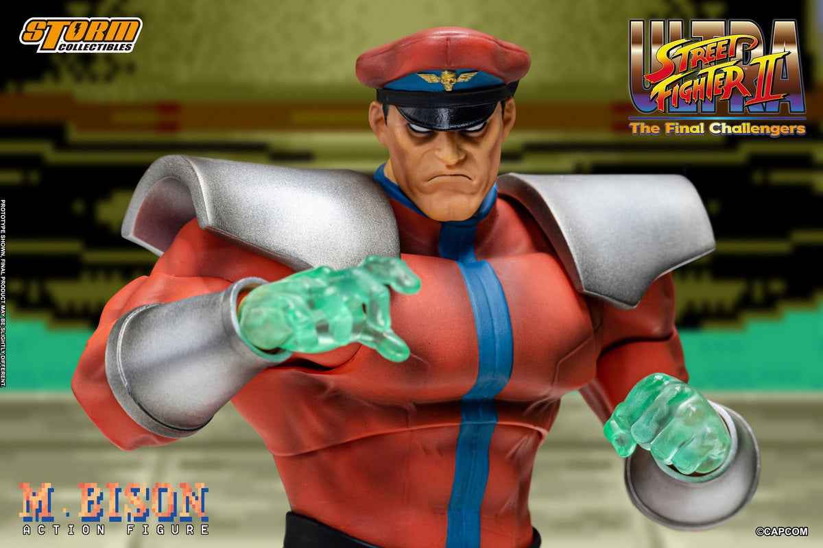 Street Fighter ~ Storm Collectibles ~ M. Bison ~ Licensed Action Figure - Santoryu Resins Collectors