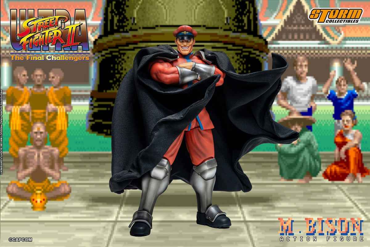 Street Fighter ~ Storm Collectibles ~ M. Bison ~ Licensed Action Figure - Santoryu Resins Collectors