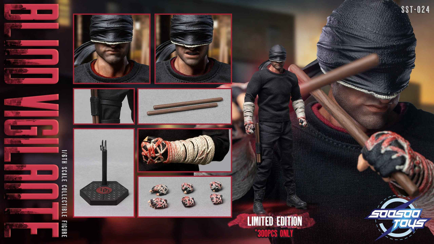Marvel ~ Soosootoys ~ Daredevil SST-024 ~ Action Figure (3rd party) - Santoryu Resins Collectors
