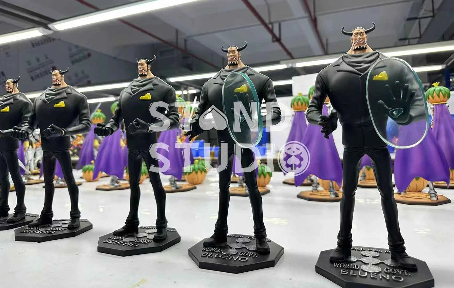 One Piece ~ Stand Studio ~ Blueno ~ Resin Statue - Santoryu Resins Collectors