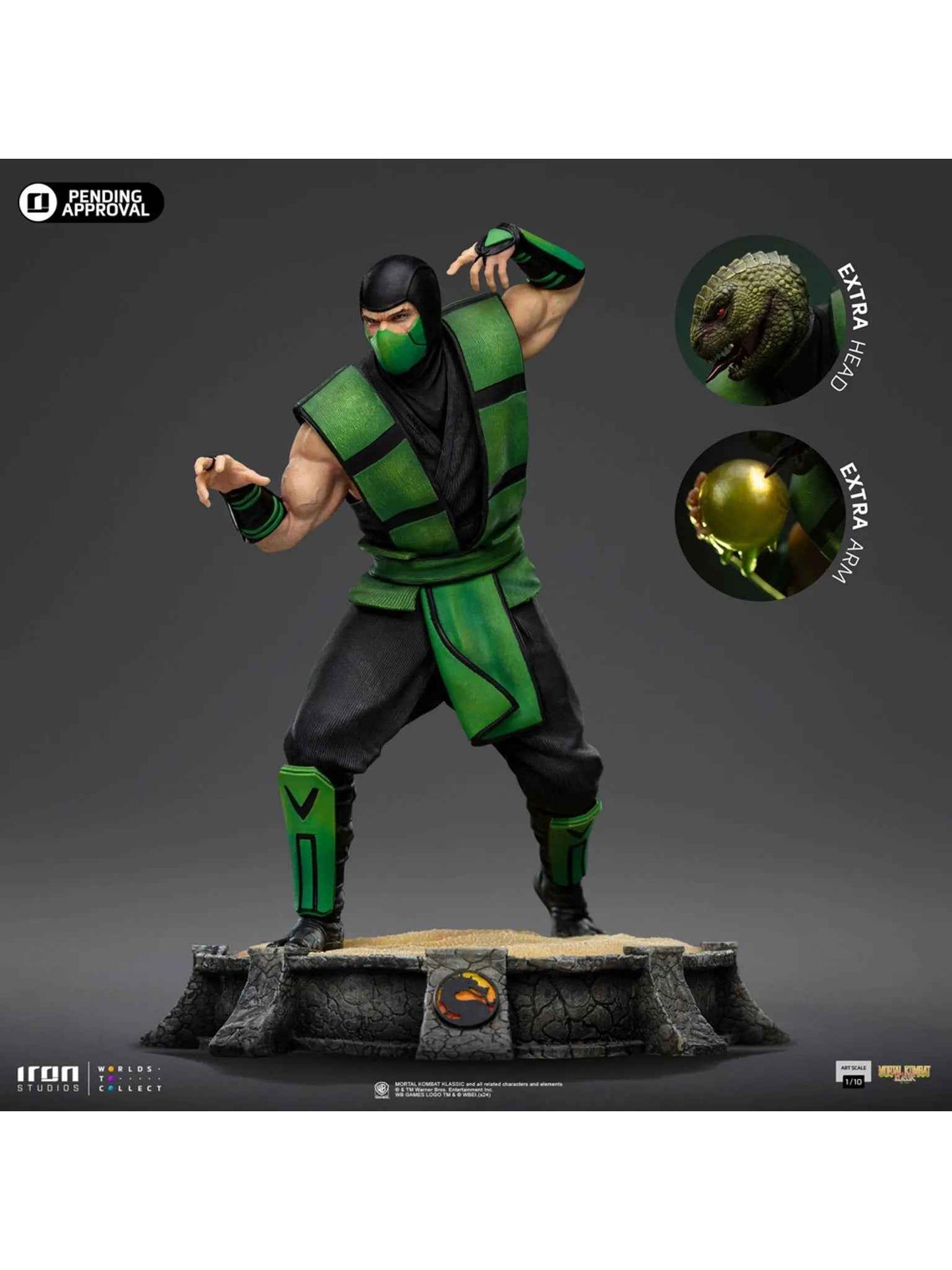 Mortal Kombat ~ Iron Studio ~ Reptile ~ Licensed Resin Statue - Santoryu Resins Collectors