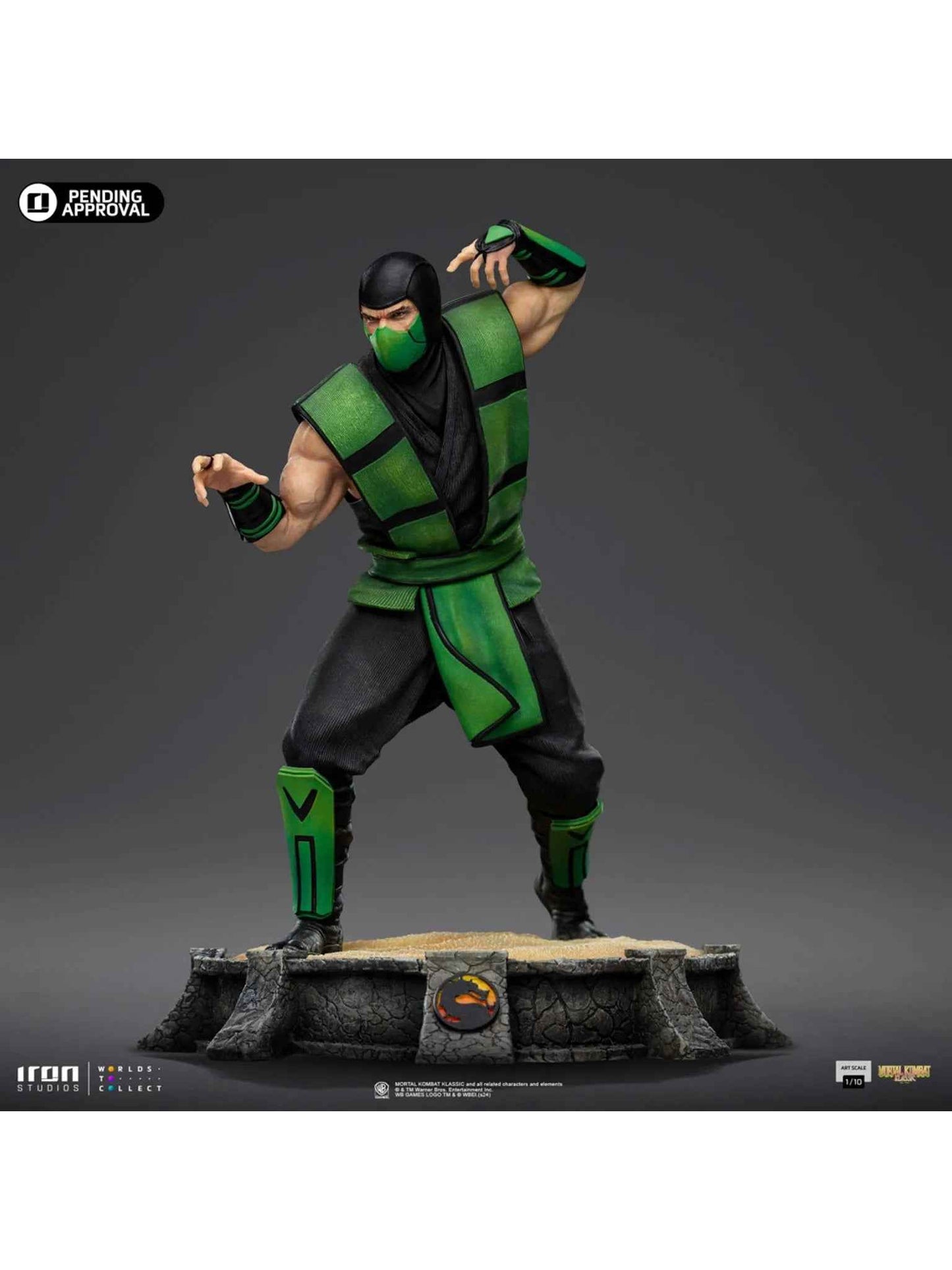 Mortal Kombat ~ Iron Studio ~ Reptile ~ Licensed Resin Statue - Santoryu Resins Collectors