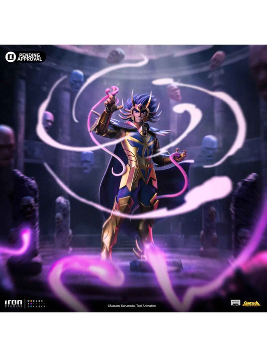 Saint Seiya ~  Iron Studio ~ Cancer Deathmask ~ Licensed Resin Statue - Santoryu Resins Collectors