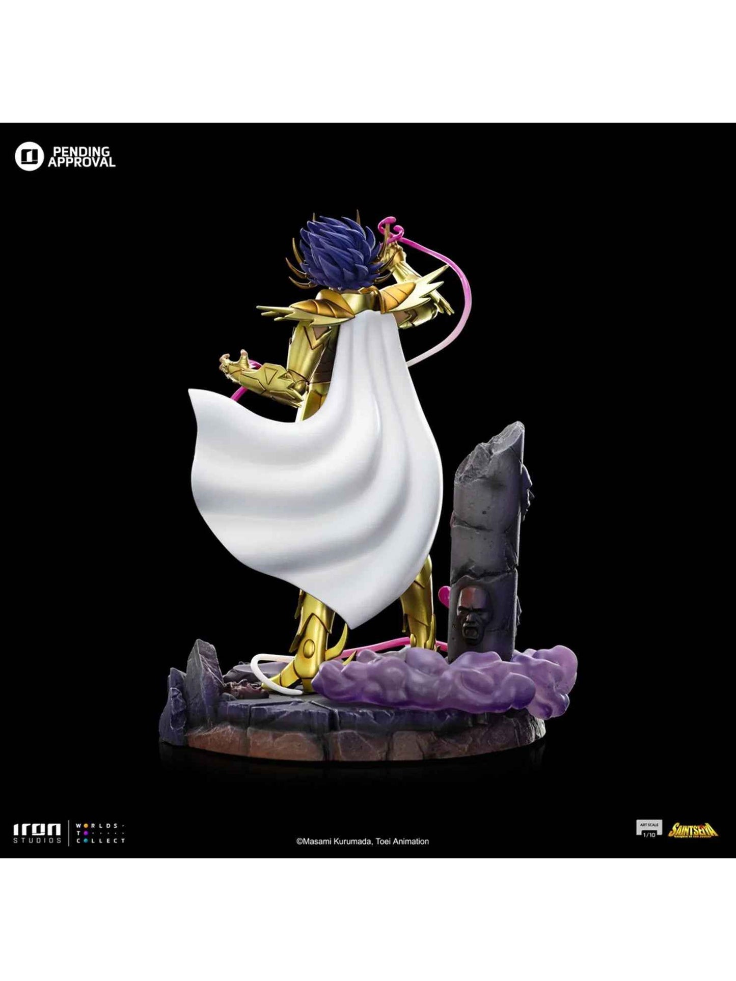 Saint Seiya ~ Iron Studio ~ Cancer Deathmask ~ Licensed Resin Statue - Santoryu Resins Collectors