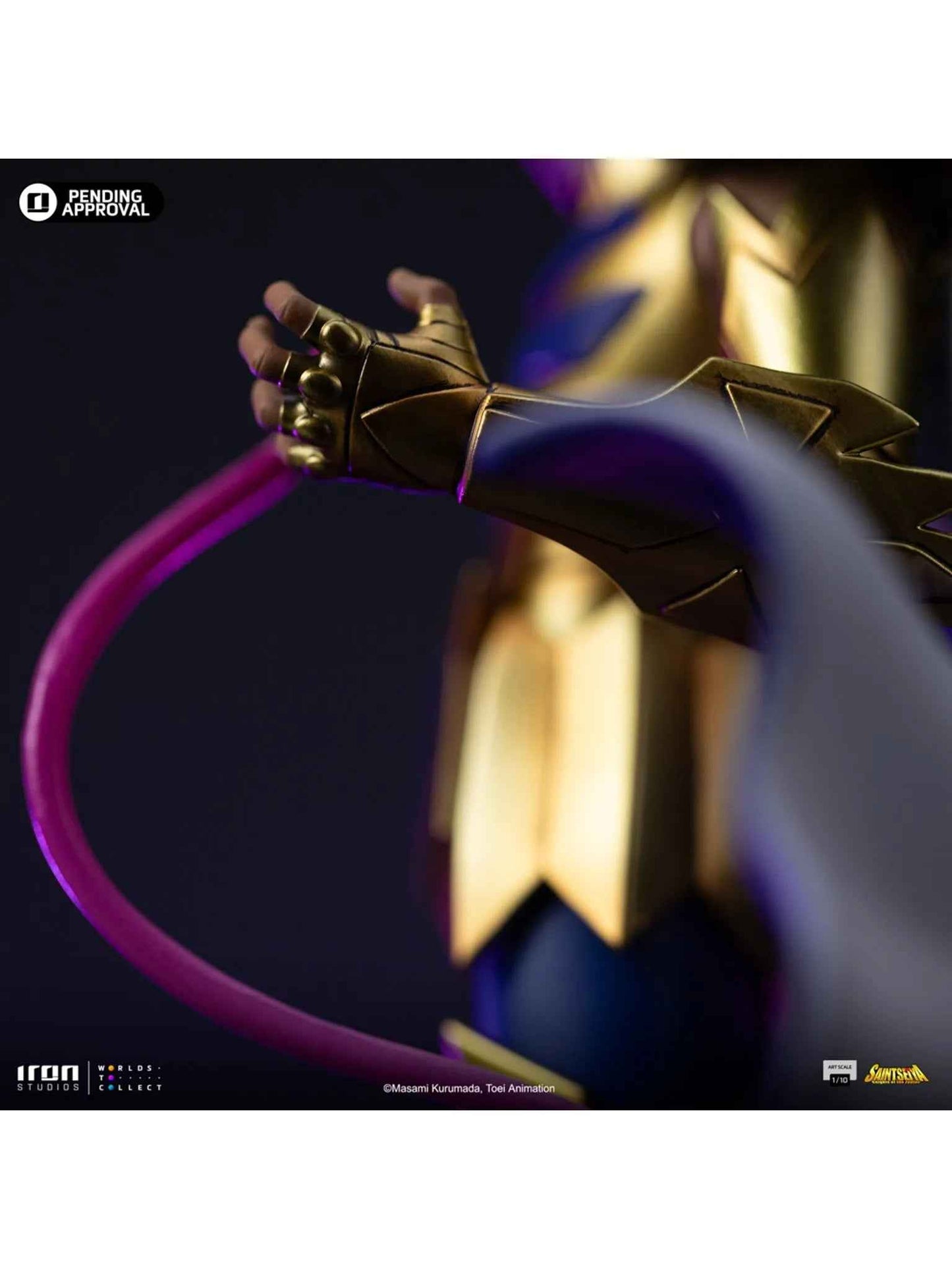 Saint Seiya ~ Iron Studio ~ Cancer Deathmask ~ Licensed Resin Statue - Santoryu Resins Collectors