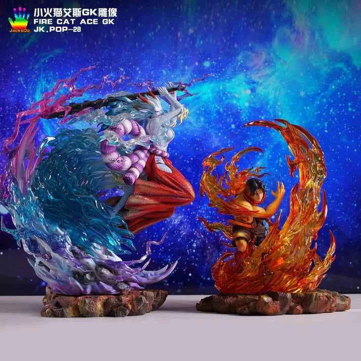 One Piece ~ JacksDo Studio ~ Portgas D. Ace (Gol D. Ace "Fire Fist") ~ Resin Statue - Santoryu Resins Collectors